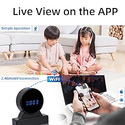 LIBREFLY Full HD 1080P Camera Clock - WiFi Mini
