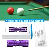 eSynic 3 in 1 Snooker Cue Tip Shaper Scuffer Aerator Purple view 6