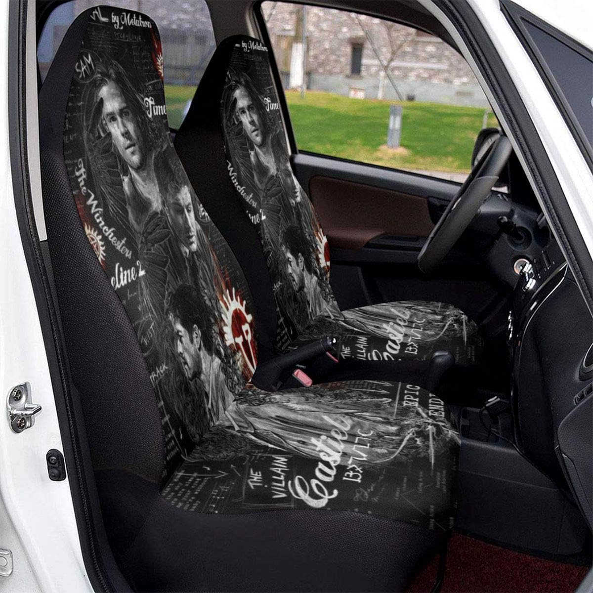 Midbeauty Supernatural Poster Front Car Seat Covers Set