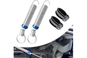 Sumjig 2 PCS Car Trunk Lid Modification Spring, 5.9In-9.44In Automatic Lifting Spring Device, Adjustable Metal Vehicle Lifting Spring Accessories, Universal for Most Cars (Silver)
