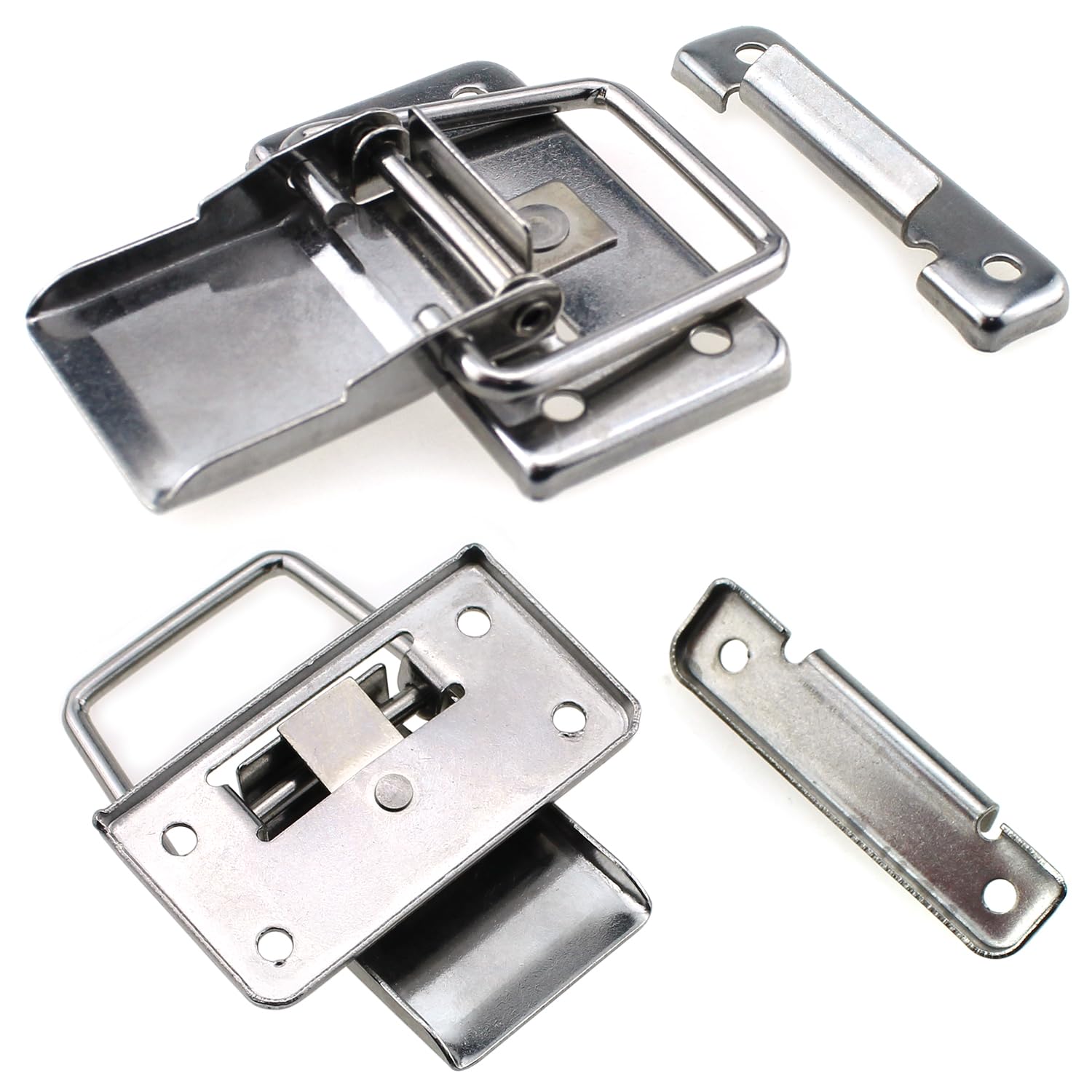 Mua 2PCS Suitcase Box Cabinet Tool Cabinet Box Latch Lock Spring Loaded ...