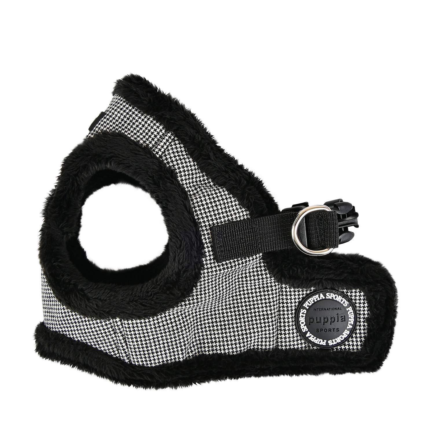 Puppia Puppytooth Harness B Black M Harness for Dogs - 70 g