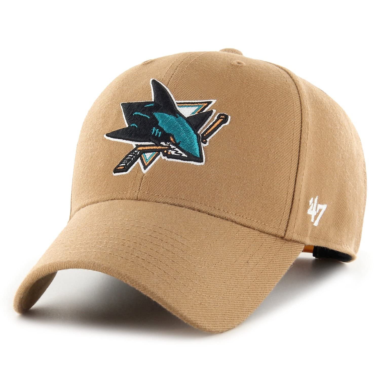 47 Brand Snapback Cap - NHL San Jose Sharks Camel Beige