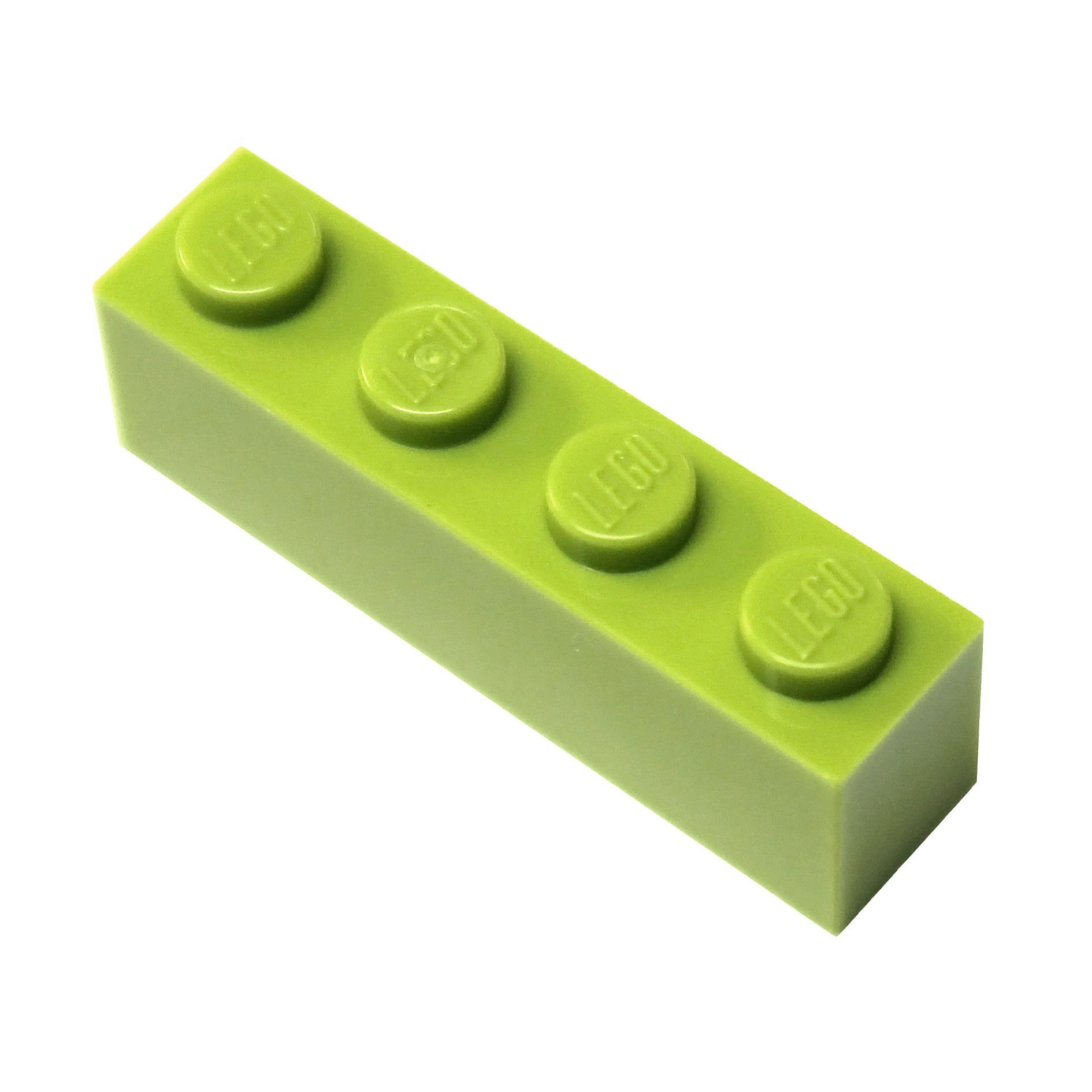 20 LEGO Brick 1 x 4 BRICKS Lime