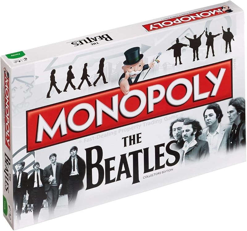 Winning Moves Beatles Monopoly Board Game 2-6 Players Ages 8+