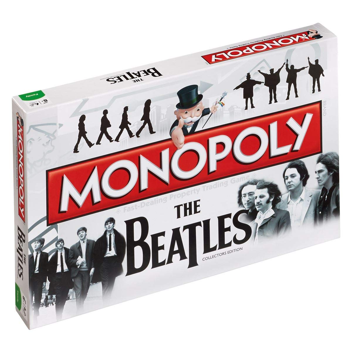 Winning Moves Beatles Monopoly Board Game, Follow in the footsteps of John, Paul, George and Ringo, Advance to All You Need is Love or Yellow Submarine, 2–6 players makes a great gift for ages 8 plus — image 1