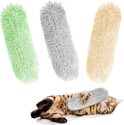 SUPERFA 3 Pack Catnip Toys for Indoor Cats Interactive Plush Toys