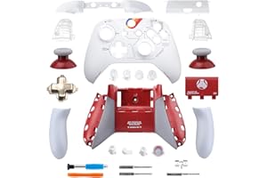 VANPARK Housing Shell Set Replacement, Front Case Cover Backplate Only Compatible with Xbox One S/X Controller(Model 1708)(Controller is NOT Included)