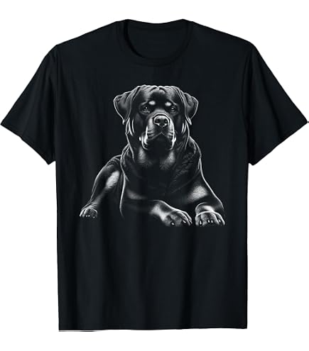 Amazon.com: Rottweiler Dog Graphic Pet Illustration Rottweiler Men
