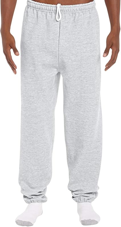 thick grey sweatpants