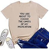 LOOKFACE Women's Graphic Tees You are About Tees