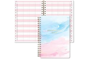 S&O Appointment Book with 15 Minute Slots, Daily Hourly Daybook 6AM to 9PM, Salon Slot journal, meeting Calendar, Everyday Sc
