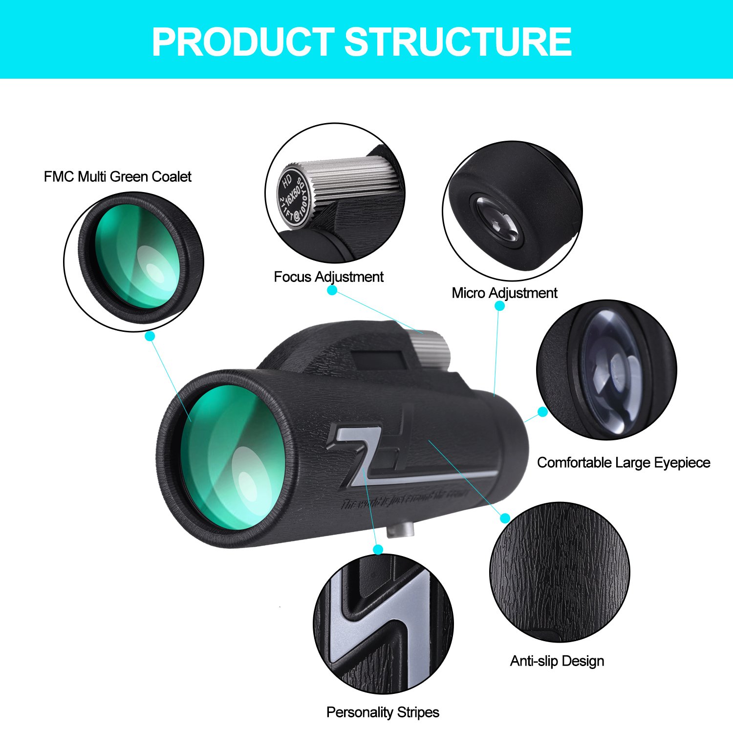 Ciysty Compact Binocular Folding Durable Binoculars stargazing for Bird Watching children Sporting Game