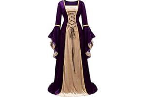 Kranchungel Renaissance Dresses for Women Costume Fairy Renaissance Dress Ball Gown Medieval Irish Peasant Dress