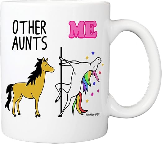 aunt unicorn mug