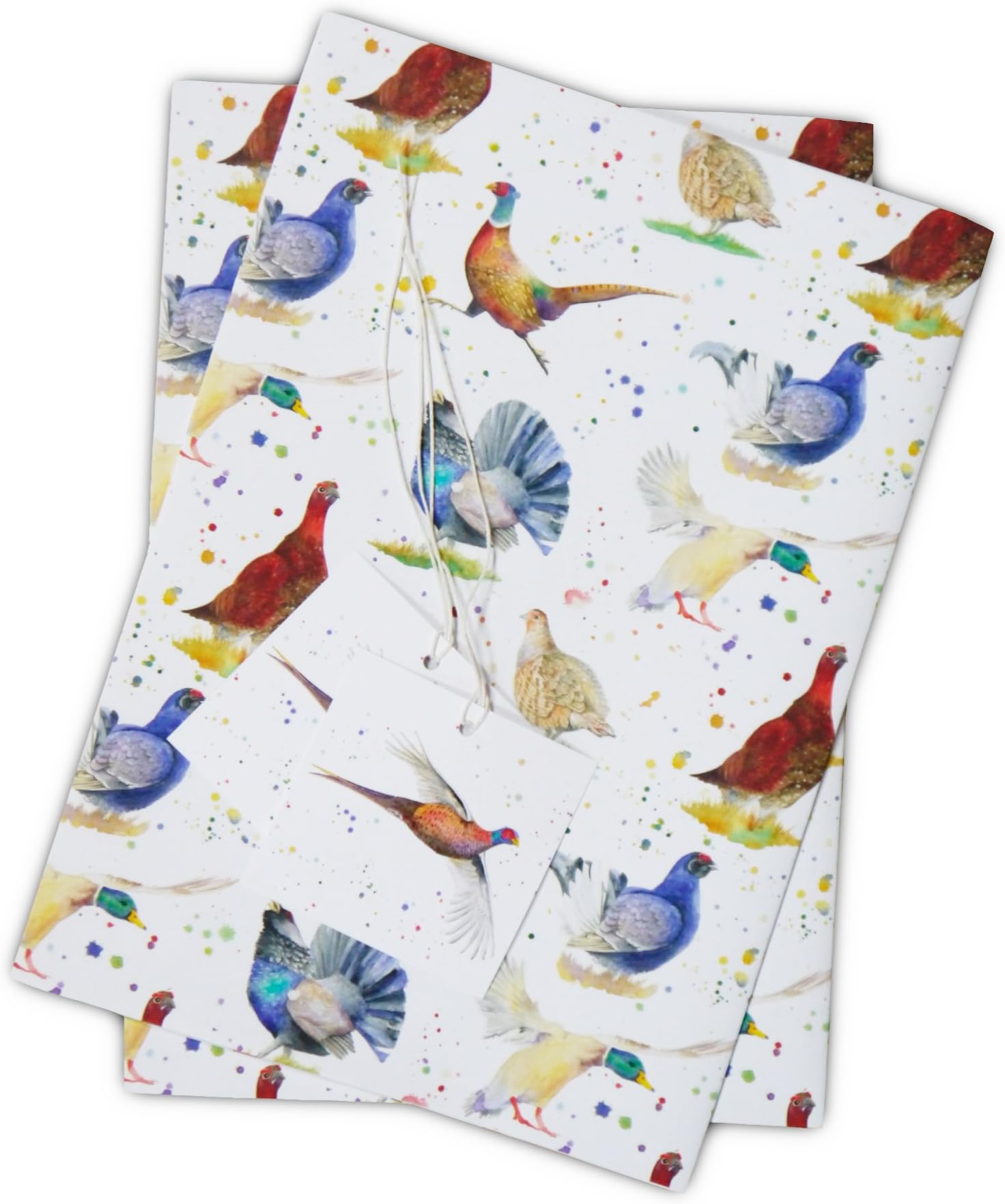 Bird Gift wrap: Wild, Game, Country Bird Gift Wrapping Paper and Pheasant Gift Tags