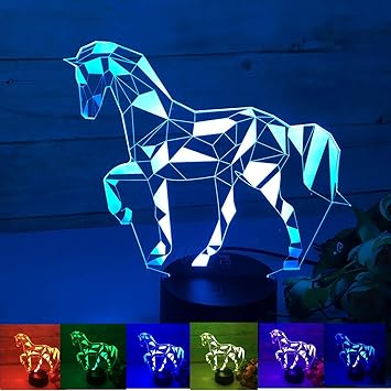 kids horse lamp