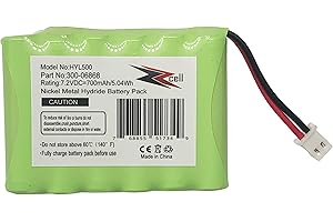 ZZcell® Battery Replacement for Intrusion,8DLLKP500, 8DLTSSCBASE1, 8DLWLTP100, LKP500 Lyric, TSS Keypad, WLTP100, ADT Alphanumeric Keypad. (Please check part number)