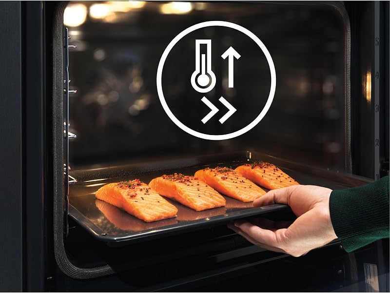 Horno Eléctrico Empotrable, EOF6P54TX, Pirolítico, 72 L