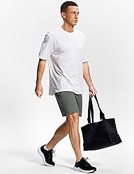 Men's Workout Shorts with Zipper Pockets 7 Inch