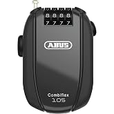ABUS Combiflex Bicycle Lock - Black, 105 cm | Black, 3ft 5in, 954566