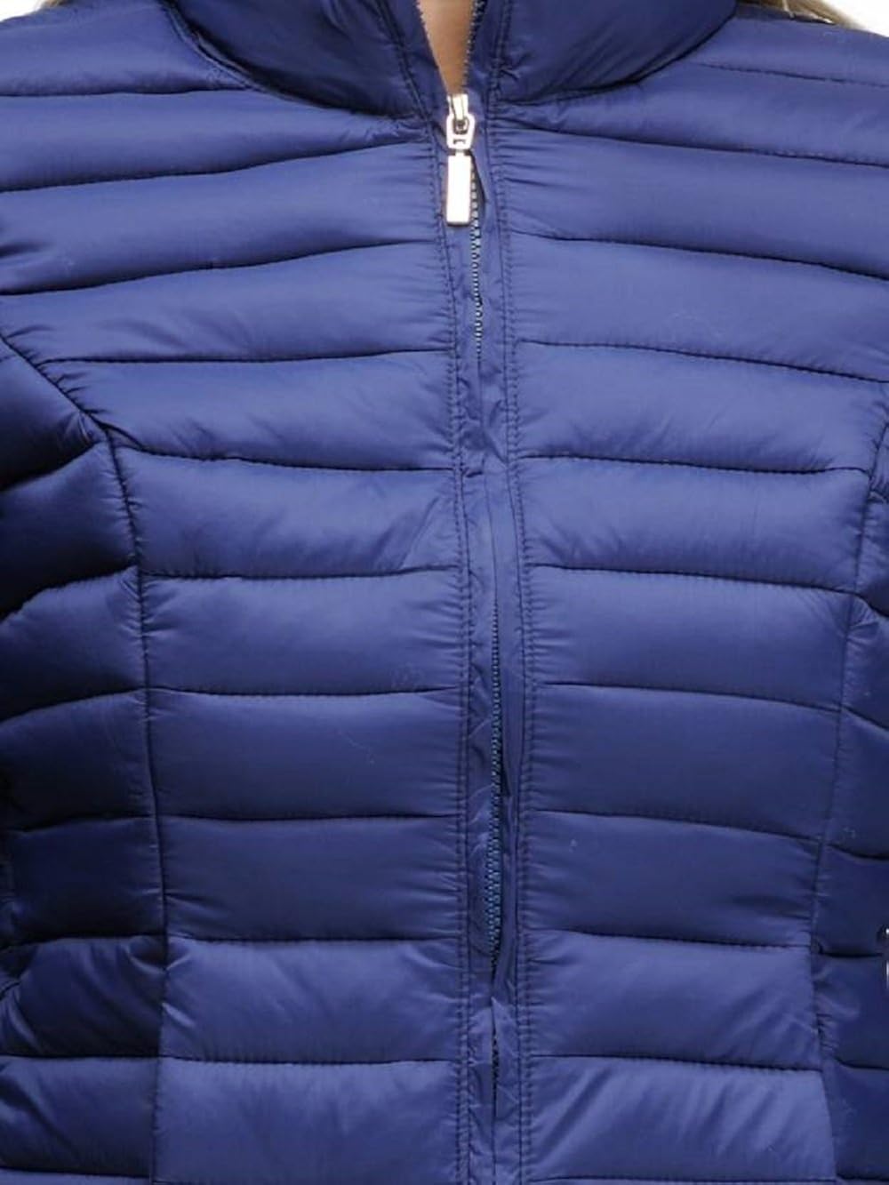 mizago women's long sleeves blended quilted jackets