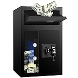 TOTOY 2.2 CU FT Dual-Layer Fireproof Safe Box with