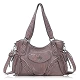Angel Kiss Hobo Bag for Women Retro Leather Purses