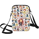 WZMPA Killer Doll Bride Fans Crossbody Bag Horror Gift Wanna Play Don't Call Me Sweetie Shoulder Bag Evil Doll Merchandise