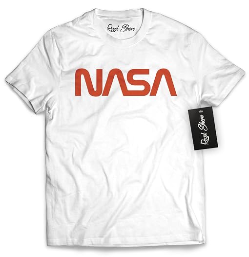 Men's Retro Vintage NASA Worm Logo Premium Soft T-Shirt