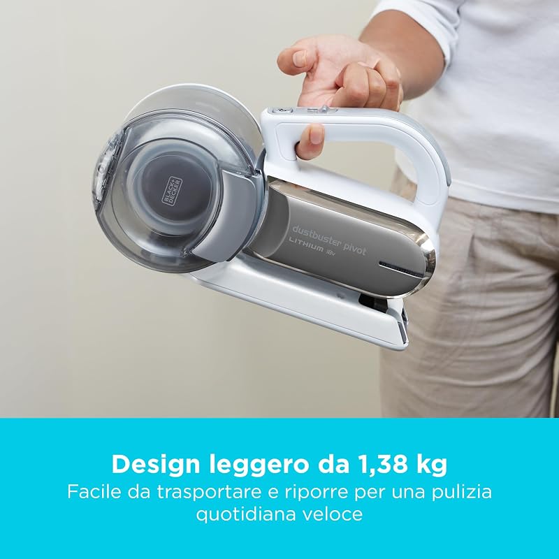 Pivot Aspirapolvere portatile senza fili da 18 V, PV1820L-QW