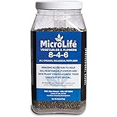 MicroLife Ultimate (8-4-6) Professional Grade Granular Organic Fertilizer for All Vegetables, Flowers Trees and Bushes, 7 LBS