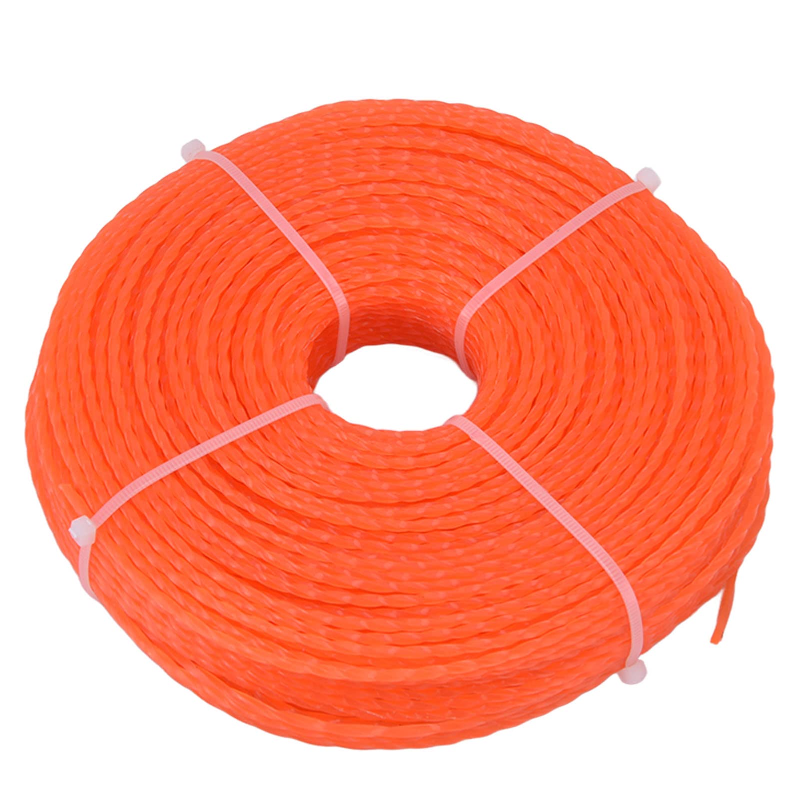 Riuulity 100m Nylon Trimmer Cord, 2.7mm Twist Shape Trimmer Line, for Home Garden Mowers and Trimmers