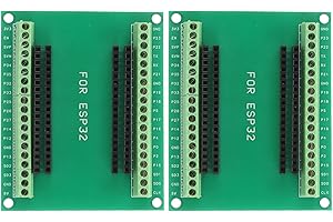 LAISANIM ESP32 Development Board GP10 1 Into 2, 38 Pin GPIO Expansion Board with Dual WiFi Bluetooth, Dual Layer PCB, Pin Hea