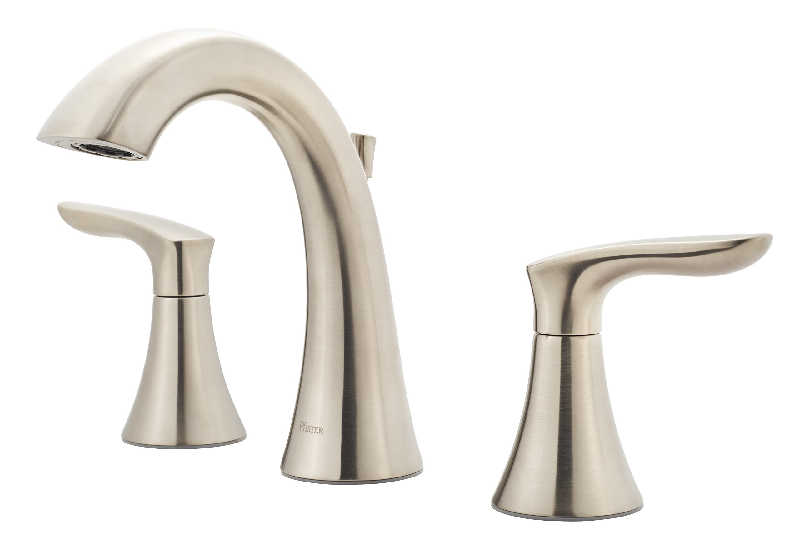 PFISTER LG49-WR0K Weller LG49WR0K Widespread Bath Faucet, Brushed Nickel Finish
