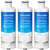 Waterdrop DA97-17376B Replacement for Samsung® HAF-QIN/EXP, DA97-08006C, RF28R7201SR, RF28R7351SG, WD-F45, Refrigerator Water Filter, 3 Filters