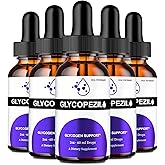 Glycopezil Drops, Official Glycopezil Blood Support Supplement Droppers - Maximum Strength, All Natural Healthy Circulation and Stable Levels, Advanced Glycopezil Health Support Reviews (5 Pack)
