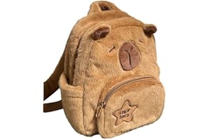 Cute Capybara Backpack Plush Capybara Backpacks Bookbag Cartoon Stylish Daypack Schoolbag for Girls Students, Gifts for Capyb