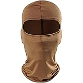 Atneato Balaclava Ski Mask for Men Summer Cooling UV Protector Full Face Mask Motorcycle Helmet Liner Balaclava Neck Gaiter