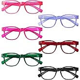 Gr8Sight Metalless Screwless Spring Hinges Reading Glasses 6 Pack Ladies Readers Cheaters For Women