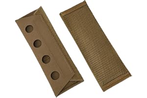 tactifans 2 Pack Vest Shoulder Pads Fit 2" Shoulder Strap Comfort Soft Cushion Strap Pads Shoulder Strap pad Mesh Padded Lightweight for FCPC JPC Vests Sling Bags