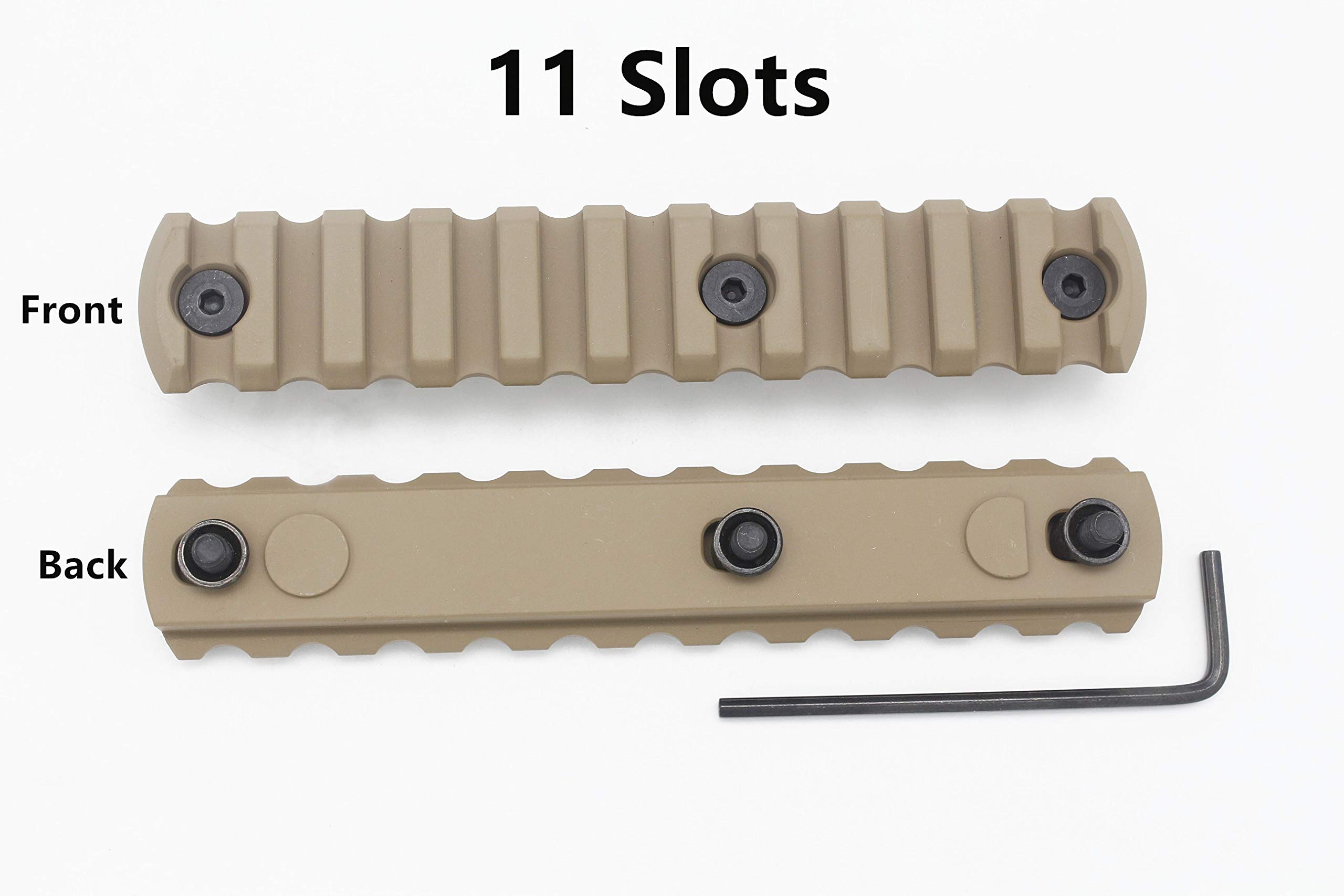 Active8 Keymod Picatinny Rail, 11Slot Lightweight Aluminum Weaver