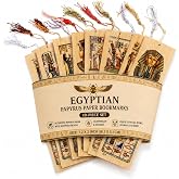 Egyptian Papyrus Paper Set of 10 Bookmarks Book Marks History Educational Set.