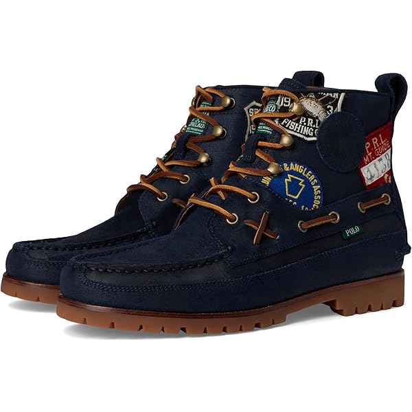 Amazon.com | Polo Ralph Lauren Ranger Mid Leather & Oxford
