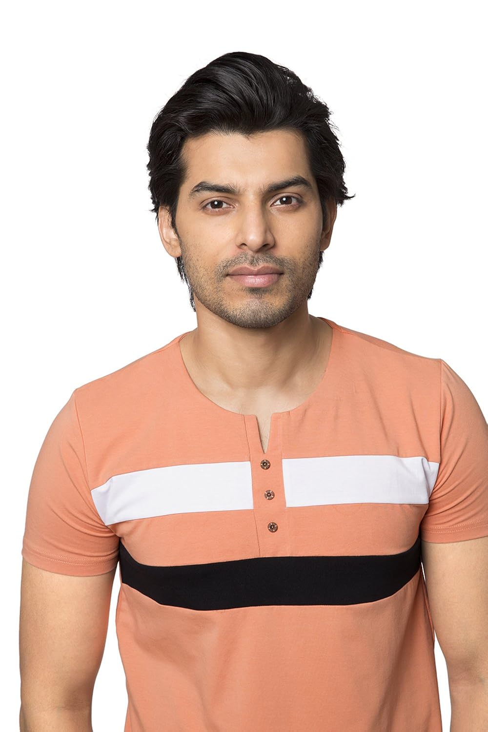 zeyo men's cotton stylish t-shirt