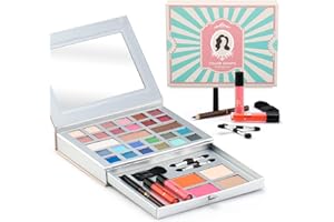 Color Nymph All-in-One Makeup Kit - Perfect for Women, Teens, and Beginners! Unlock Endless Possibilities with 24 Gorgeous Shades of Matte and Shimmer Eyeshadow, Highly Pigmented Lip Glosses, Eyeliner