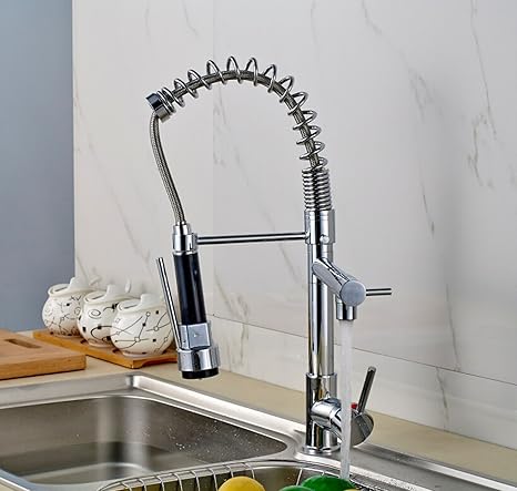 Sale Chrome Brass Kitchen Faucet Dual Bar Vessel Sink Mixer Tap