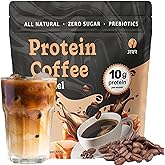 Caramel Protein Coffee Powder - Premium Whey Protein & Instant 100% Arabica Coffee, Low Carb, No Added Sugar, No Artificial Sweeteners or Flavors, 300g (1pc)