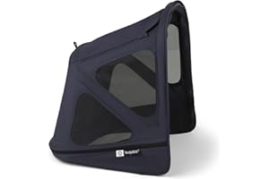 Bugaboo Donkey Breezy Sun Canopy Stroller Accessory with UPF 50+ Sun Protection and Ventilation Panels (Deep Indigo)