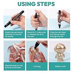 Resiners Mirror Chrome Metallic Markers Pen, 4